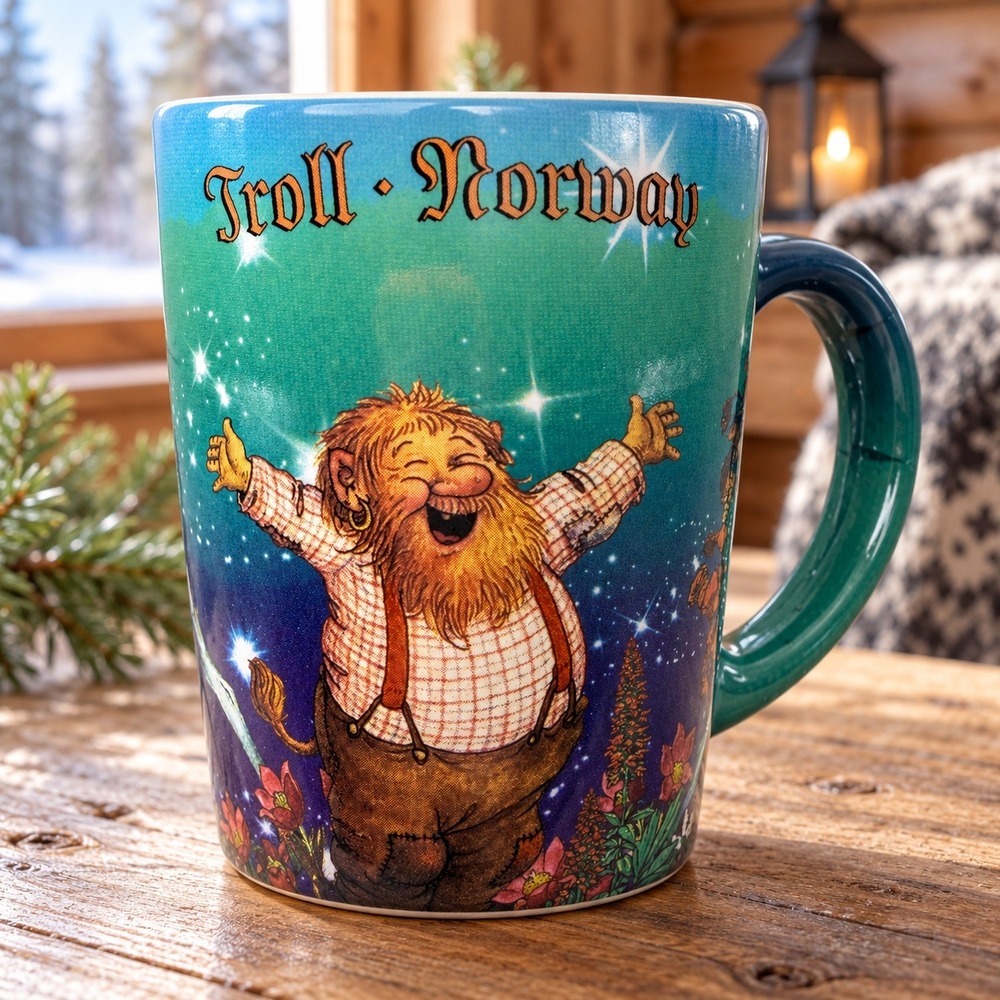 Rolf Lidberg Collection Troll Norway Mug Way Nor Wraparound Art